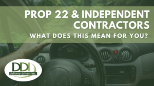 Prop 22 & Independent Contractors